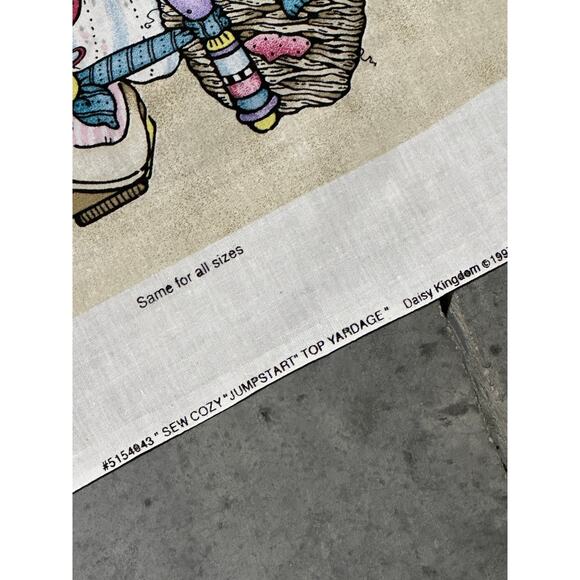 Daisy Kingdom Jumpstart, Fabric Panel, 1997, Cut and Sew, Craft, ~ 250811-WH 505 - Picture 4 of 6